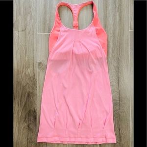 Lululemon No Limits Tank, Pink/Coral, Size 2